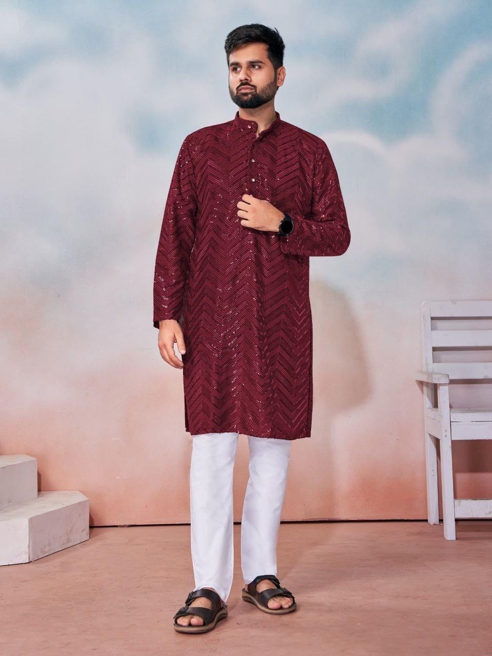 Chikankari Embroidery Work Kurta Set