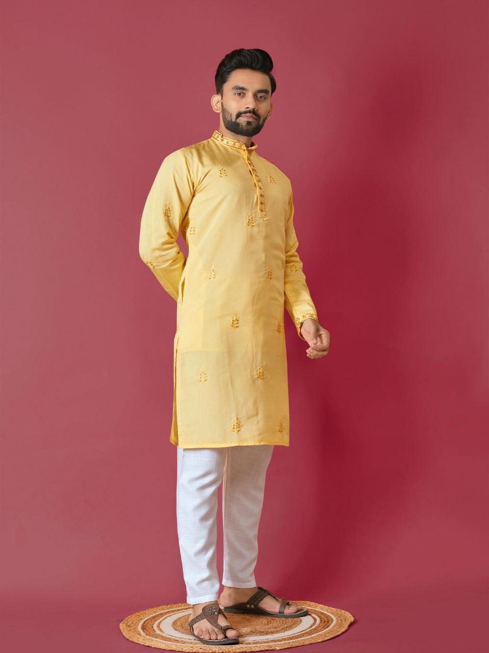 Men Kurta Pants Set