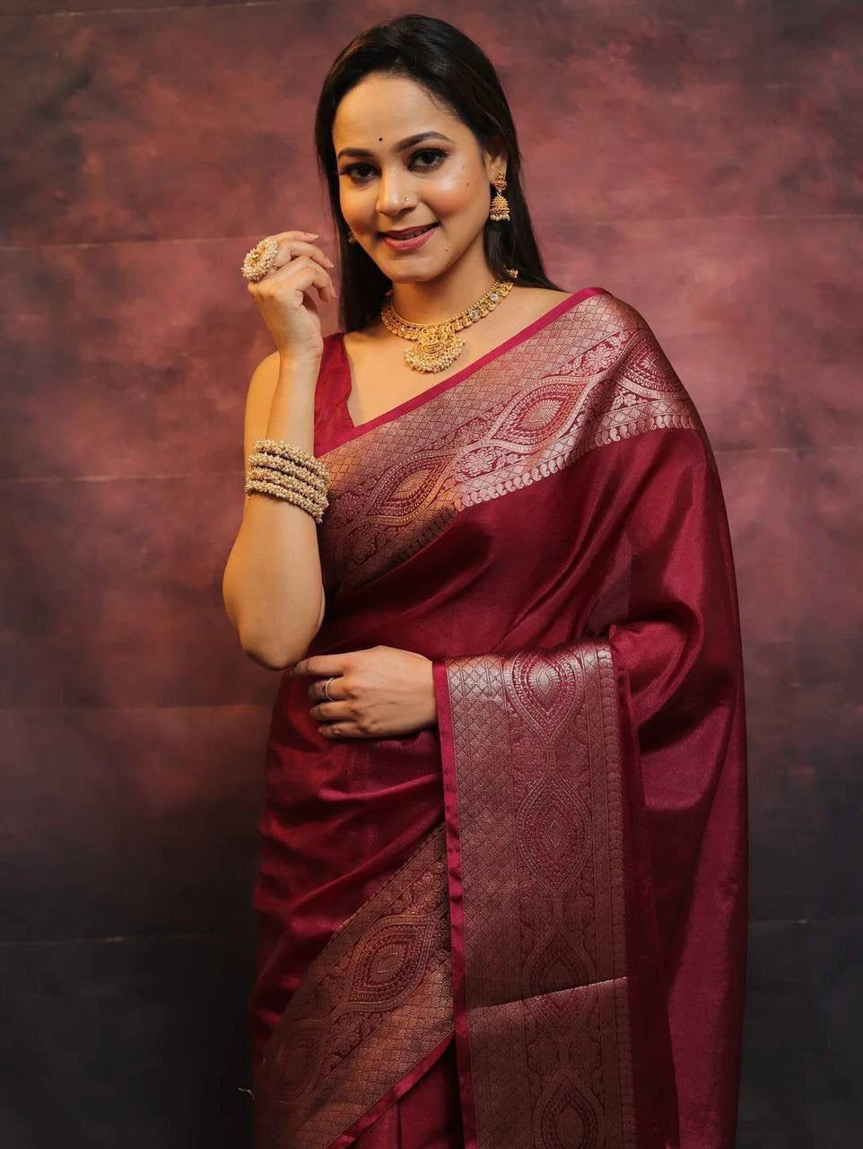 Wedding Wear Soft Silk Saree