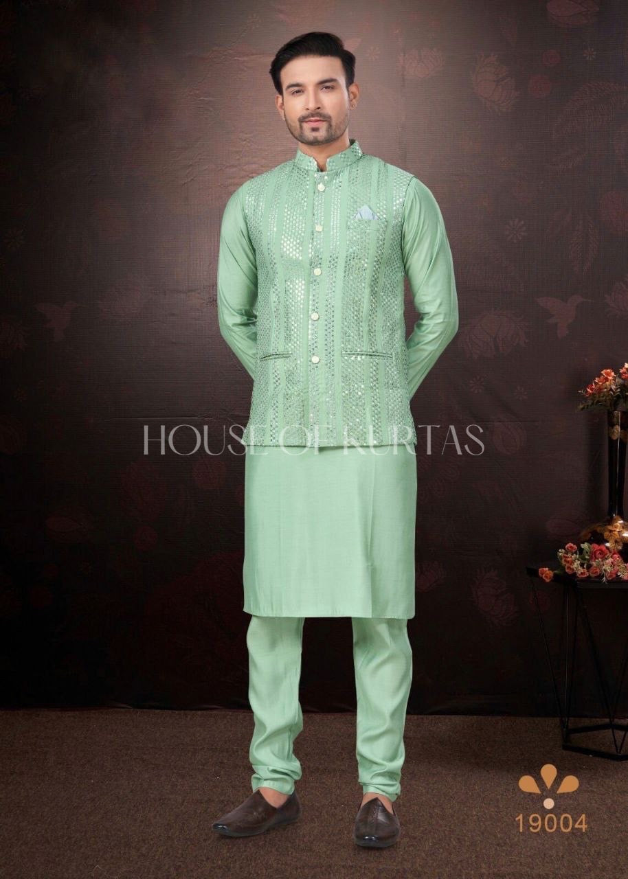 Nehru Jacket Kurta with Pants