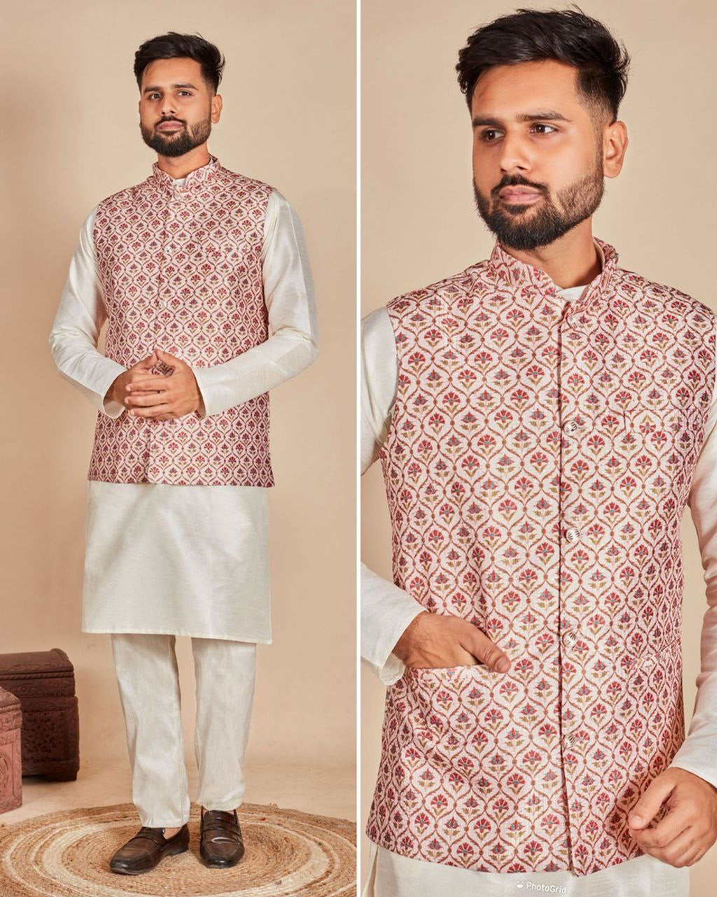 Nehru Jacket Kurta with Pants