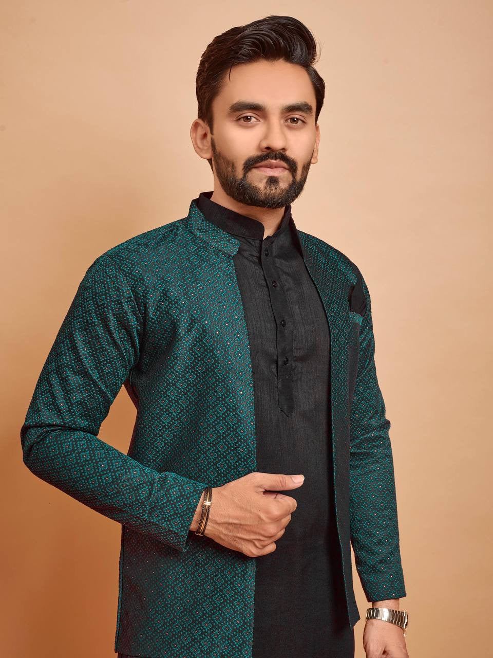 Ashwin Wedding Kurta Set with Jacket