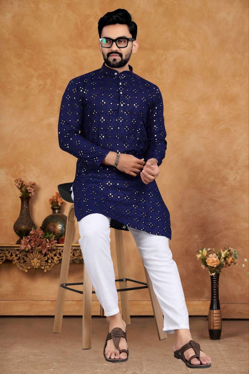 Mirror Work Kurtas for Wedding Season