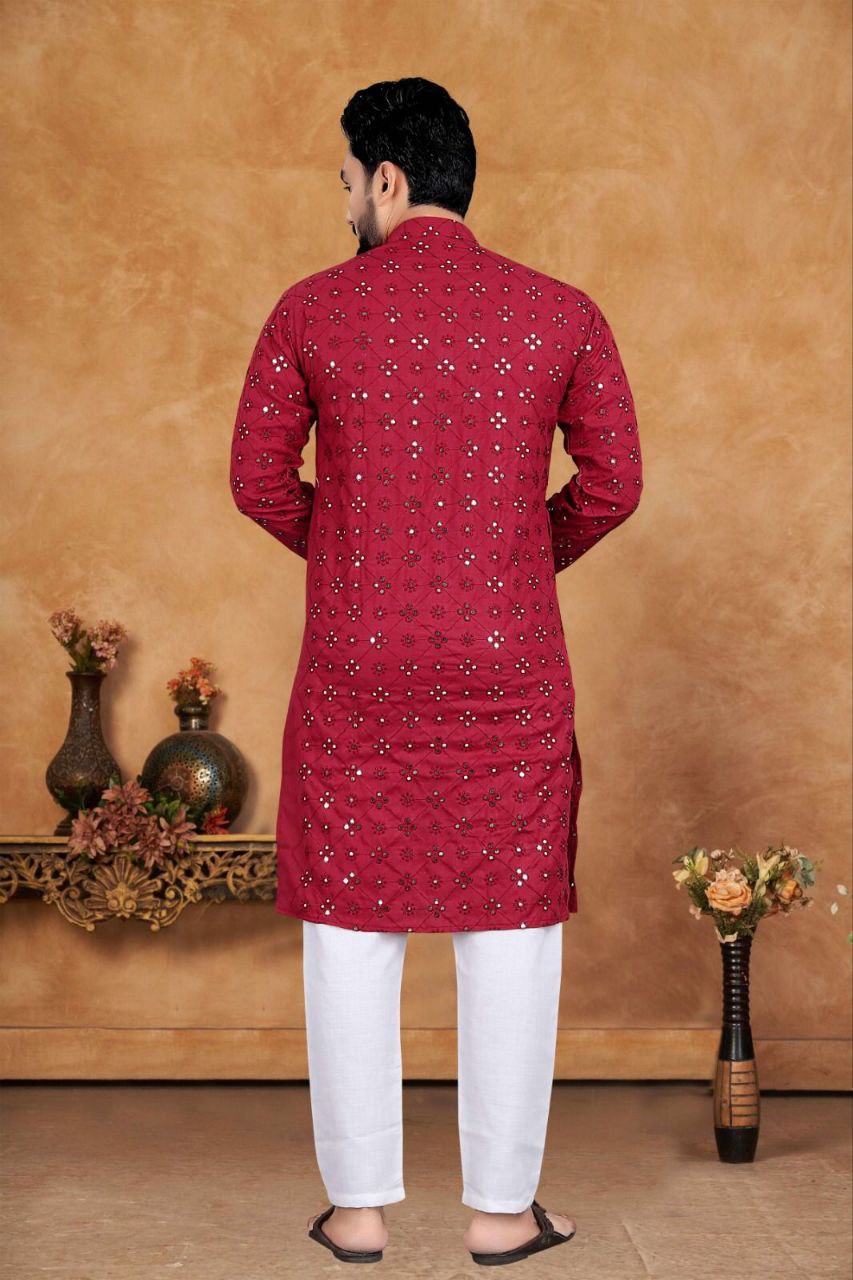 Mirror Work Kurtas for Wedding Season