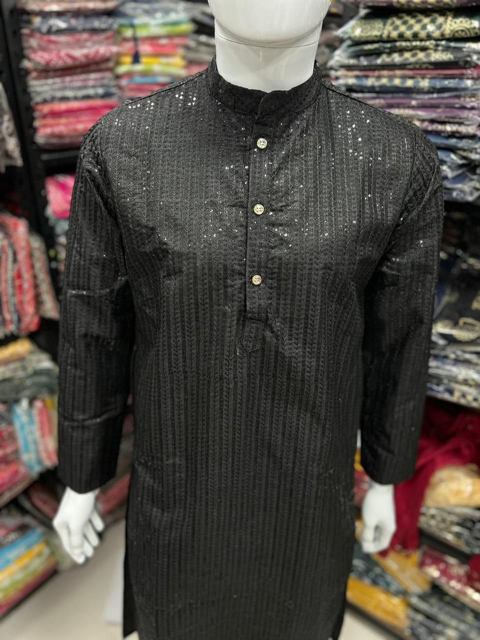 Shiny Kurta with Pajamas