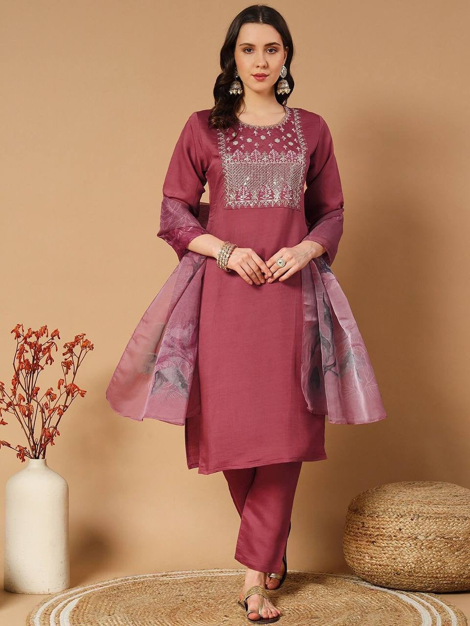 Ayesha Kurti with Pants & Dupatta