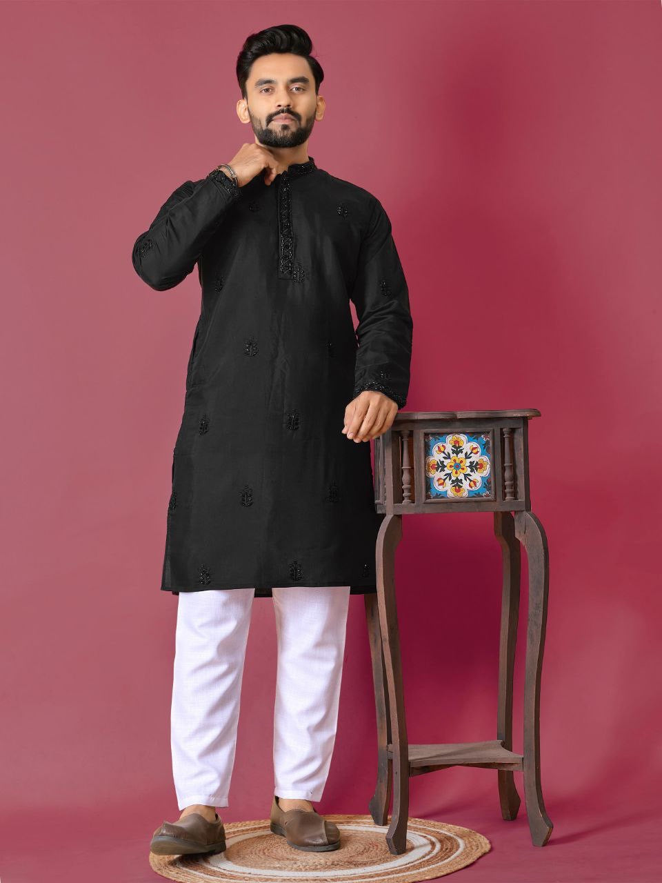 Men Kurta Pants Set