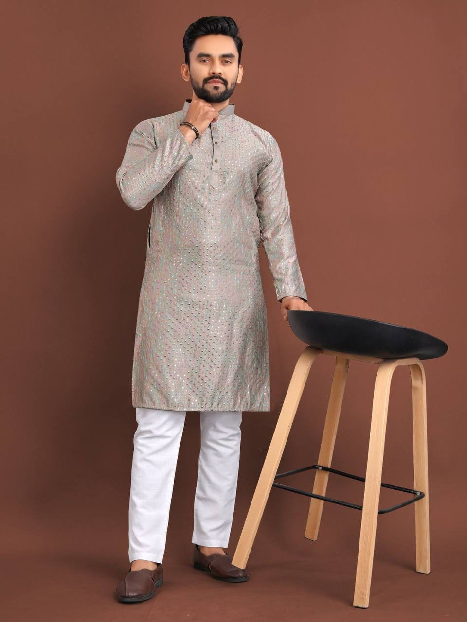 Partywear Men Kurtas Set ✨