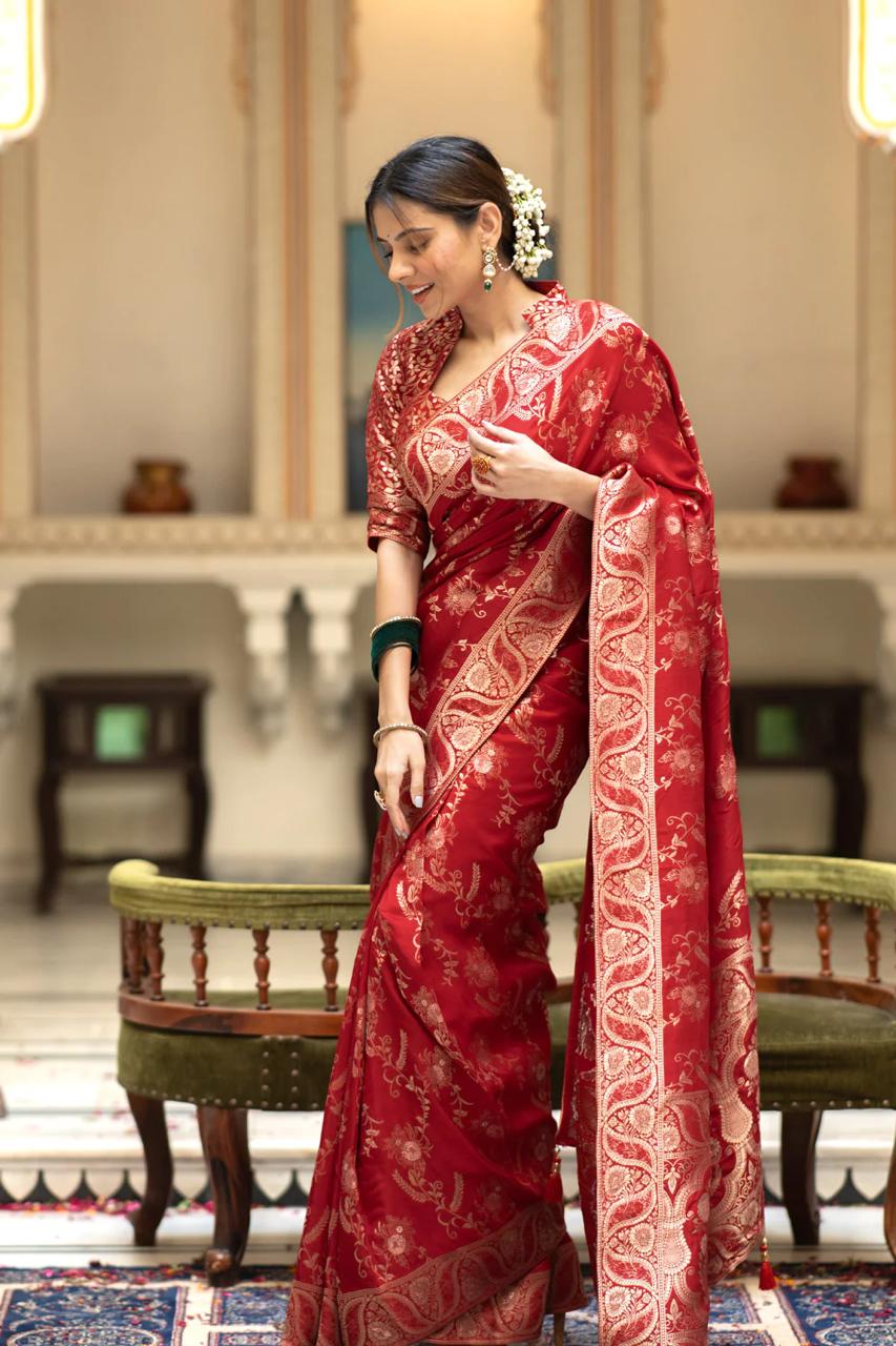 Soft Silk Weaved Designer Saree