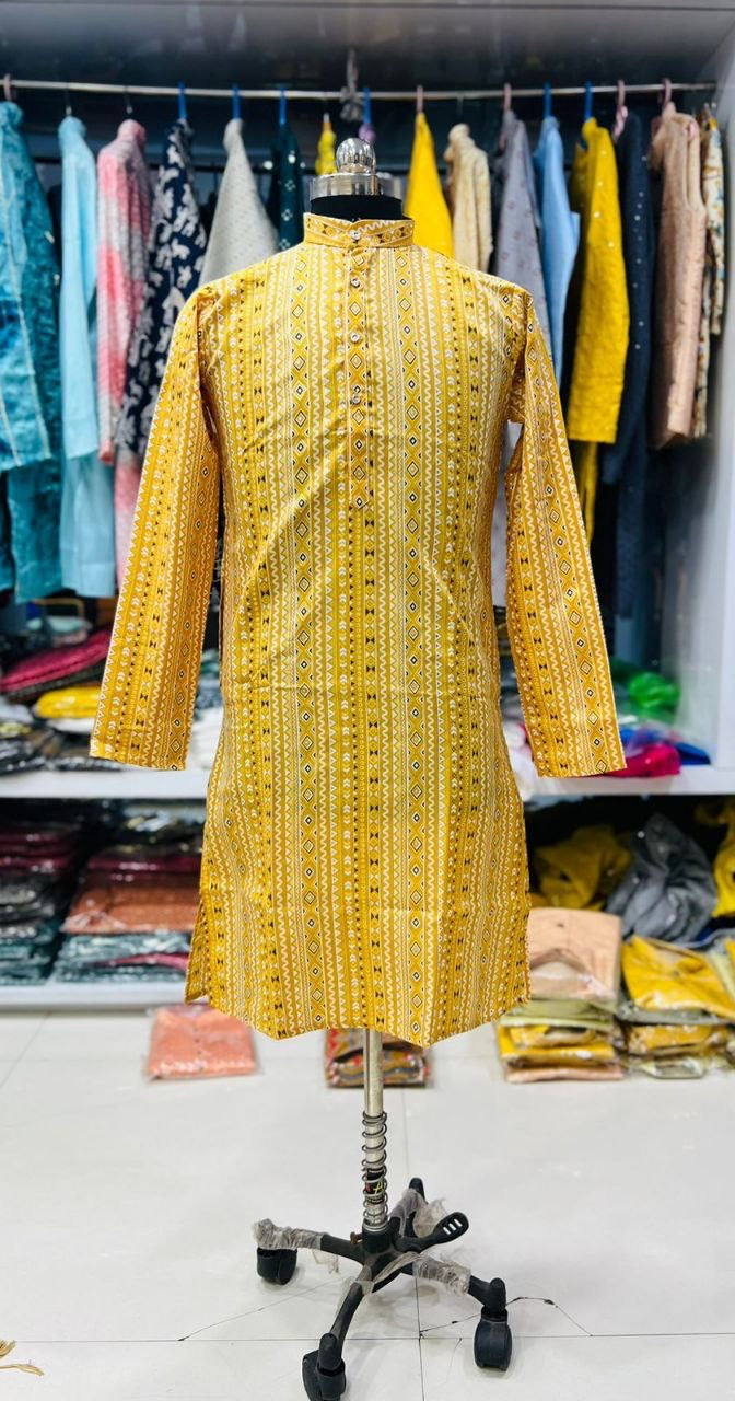 Kabir Cotton Kurta with Pyjamas