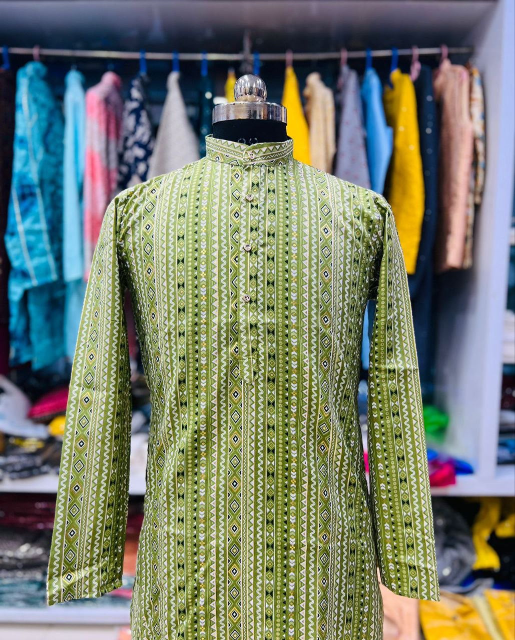 Kabir Cotton Kurta with Pyjamas