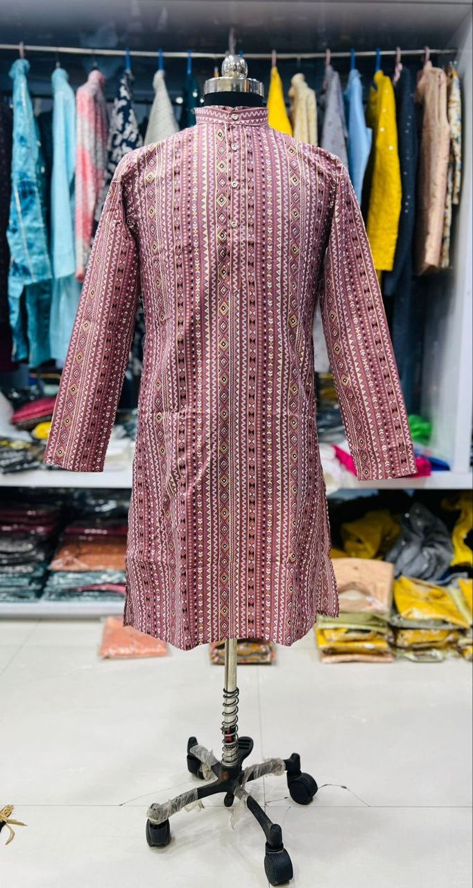 Kabir Cotton Kurta with Pyjamas