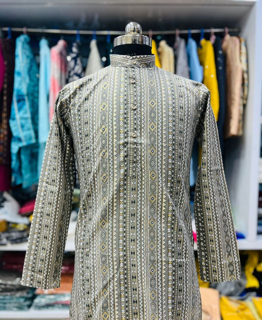 Kabir Cotton Kurta with Pyjamas