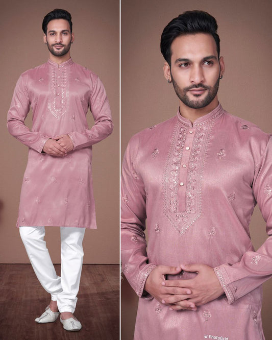 Festive Season Embroidered Straight Kurta