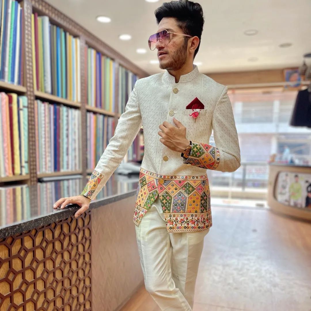 Cream Color Jodhpuri Suits