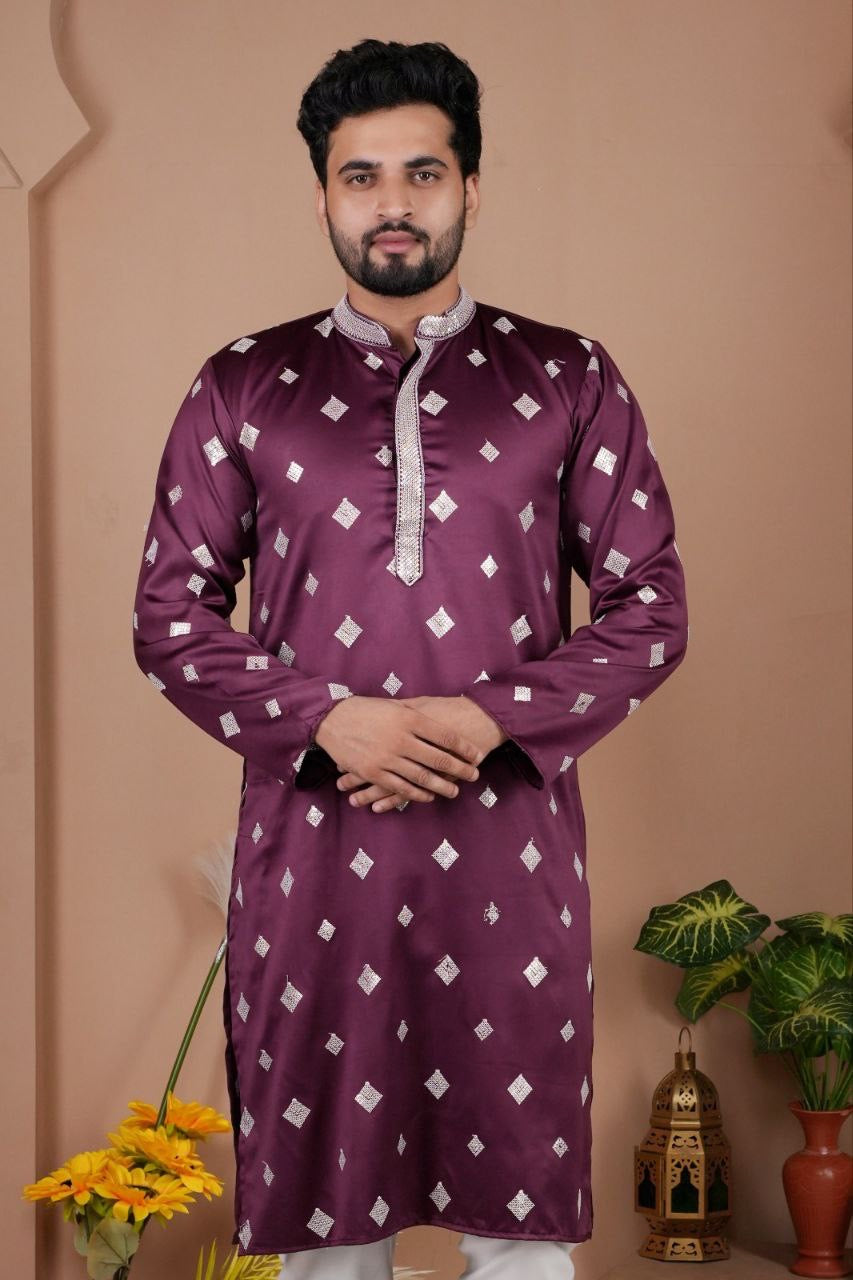 Festive Season Embroidered Men’s Kurta