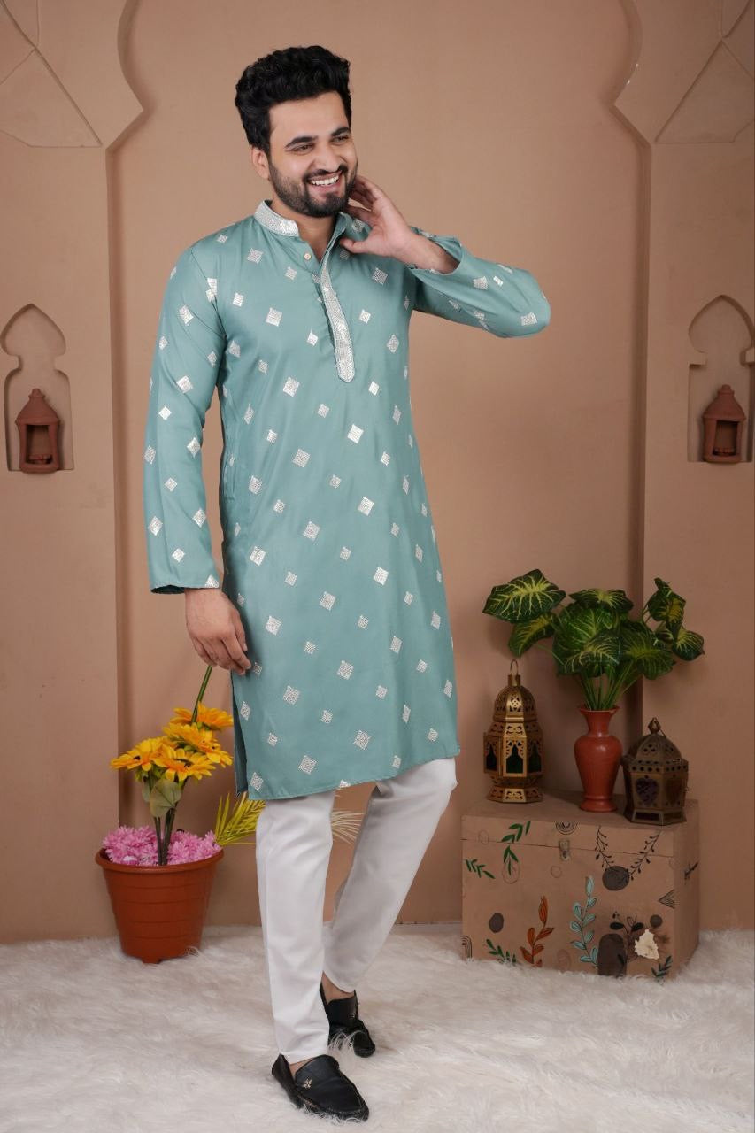 Festive Season Embroidered Men’s Kurta