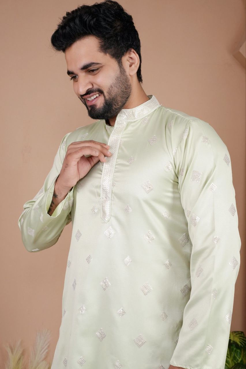 Festive Season Embroidered Men’s Kurta