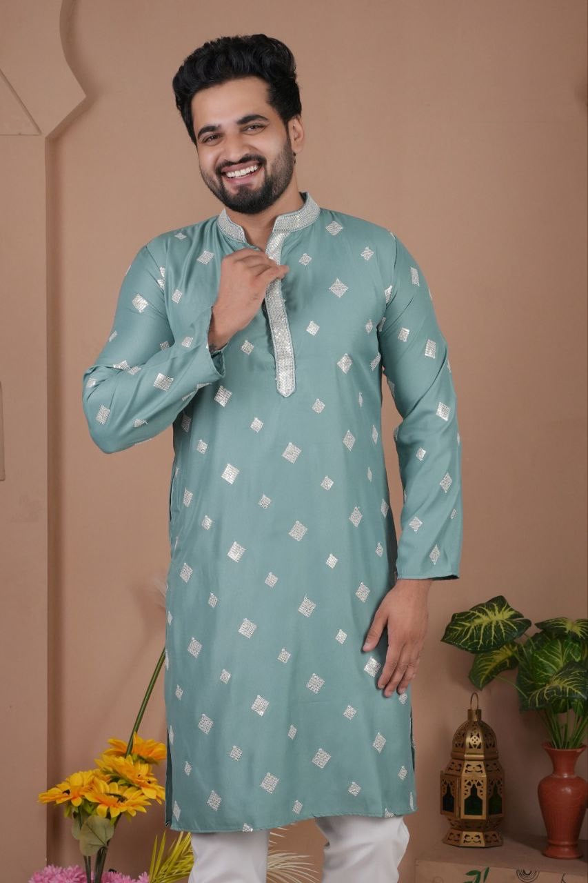 Festive Season Embroidered Men’s Kurta