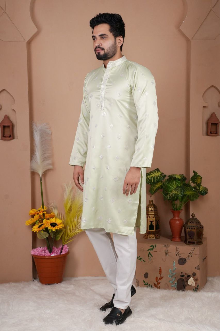 Festive Season Embroidered Men’s Kurta