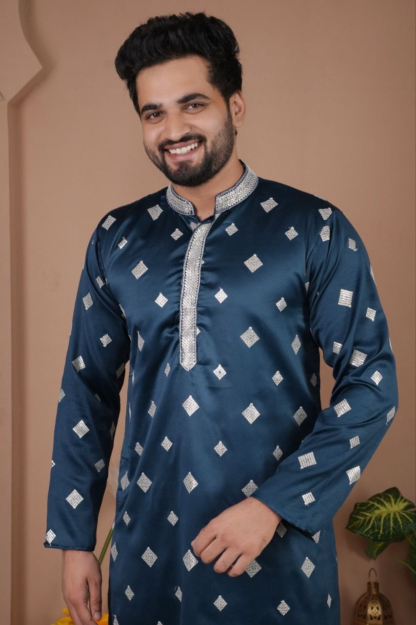Festive Season Embroidered Men’s Kurta