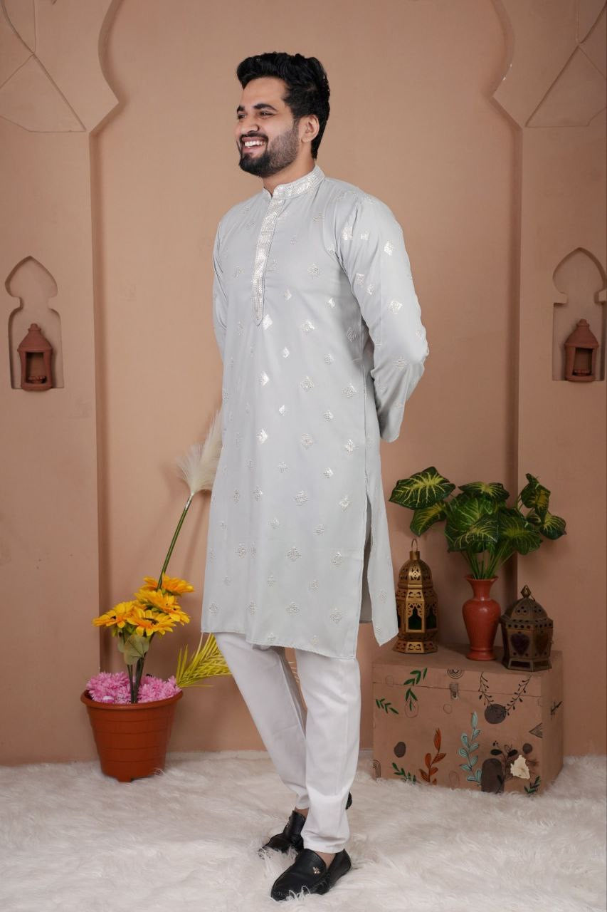Festive Season Embroidered Men’s Kurta