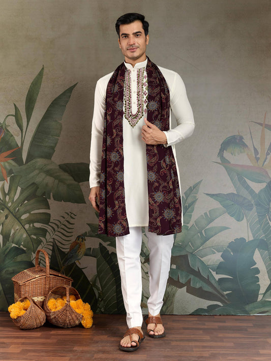 Designer Mirror Work Kurta Set