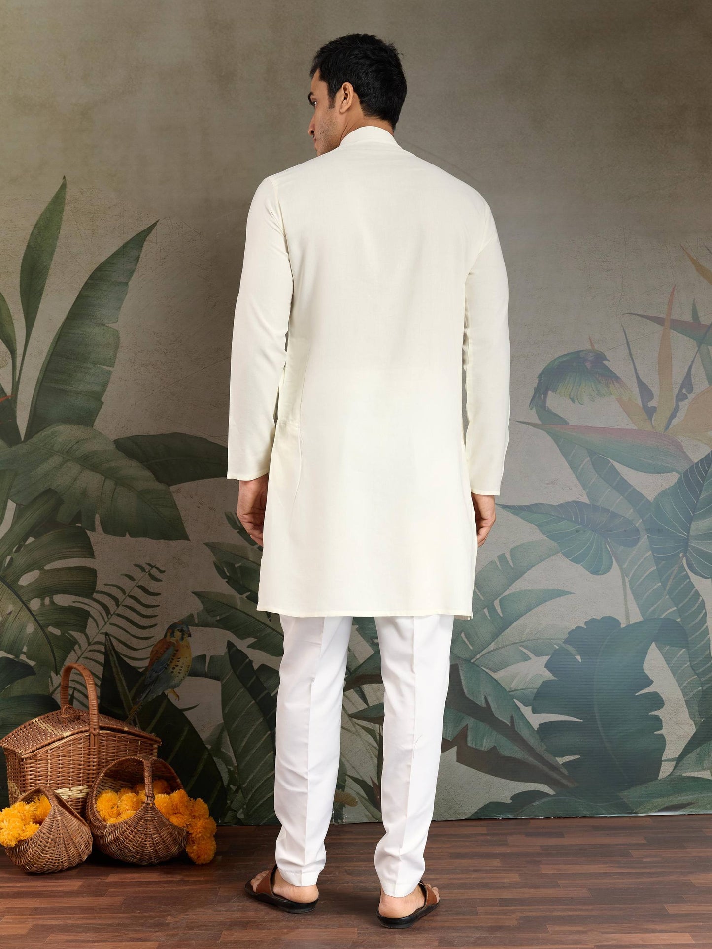 Designer Mirror Work Kurta Set