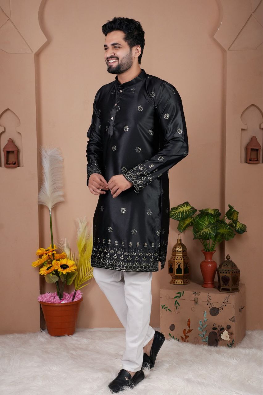 Festive Season Embroidered Men’s Kurta