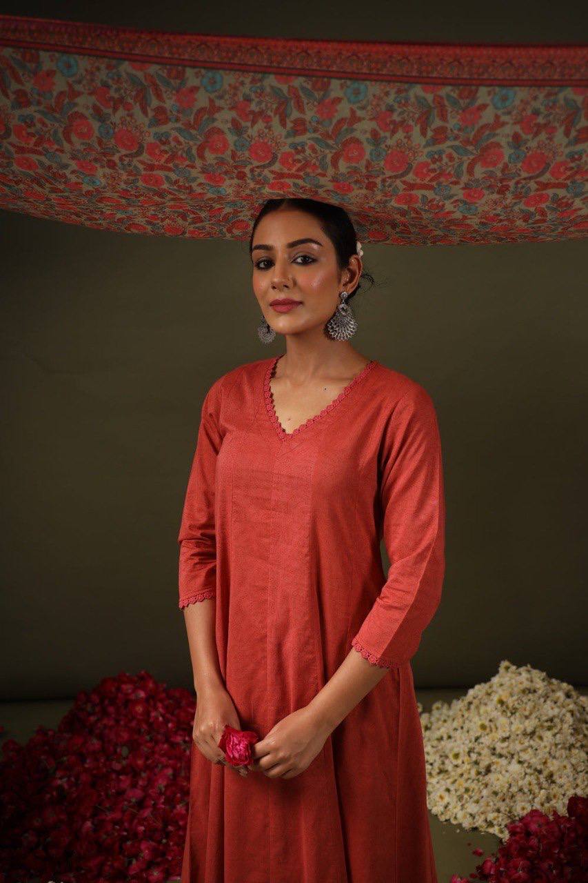 Rayon Printed Kurti Pant Dupatta 3-Piece Set