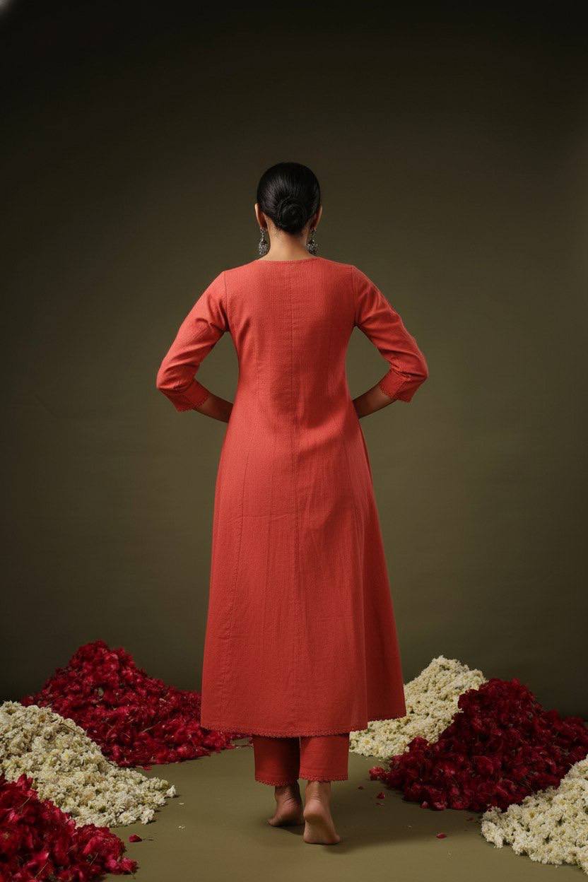 Rayon Printed Kurti Pant Dupatta 3-Piece Set