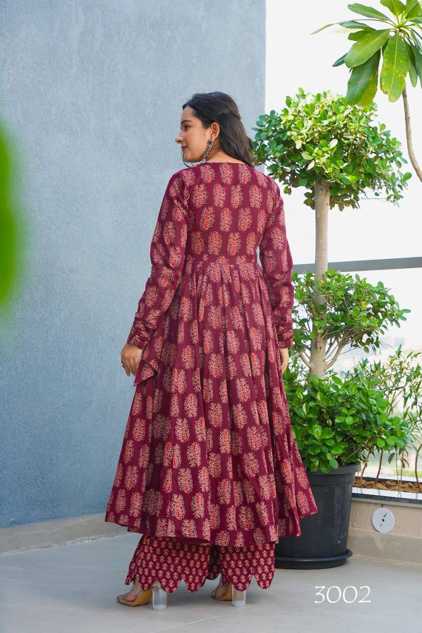 Ready to Wear Rayon Kurti Pants Set