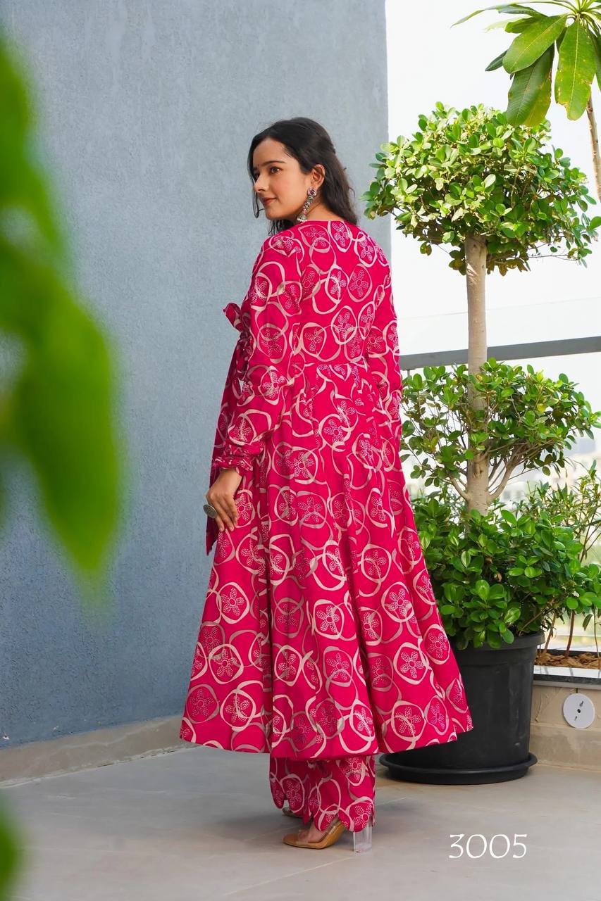 Ready to Wear Rayon Kurti Pants Set