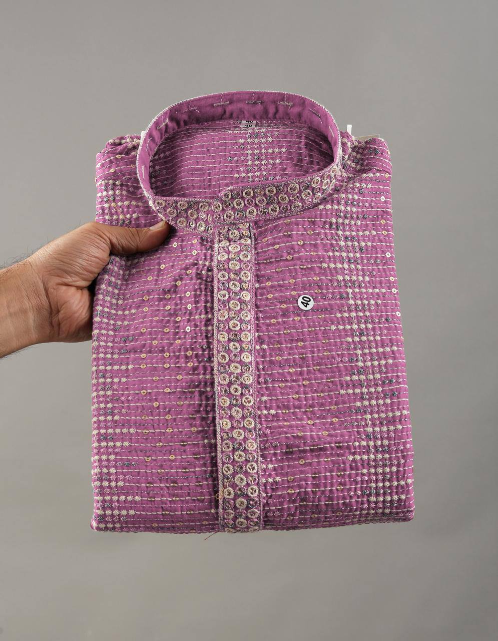 Men’s Embroidered Kurta Set