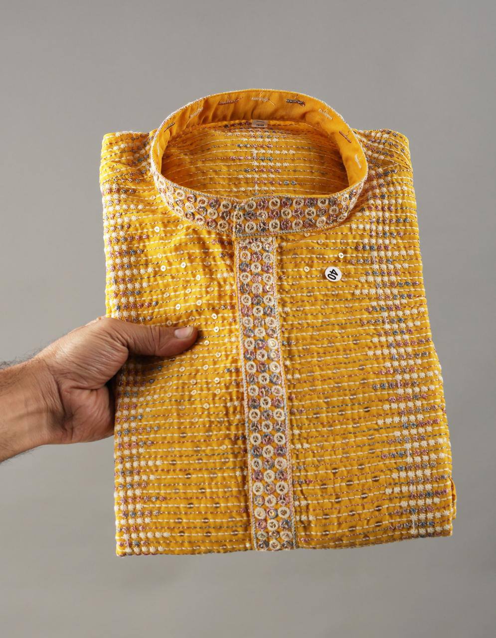 Men’s Embroidered Kurta Set