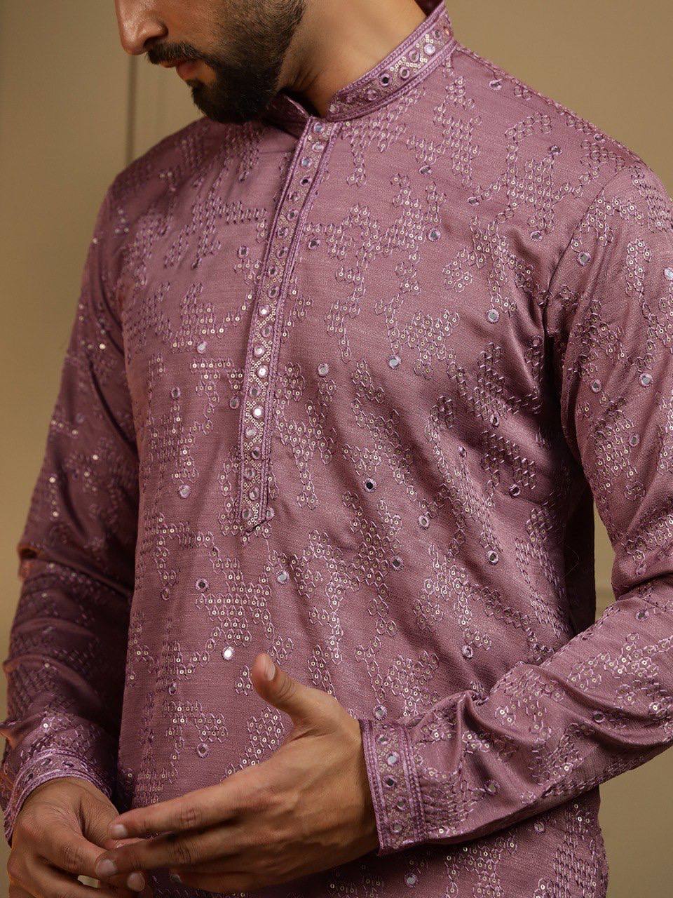 Men's Khadi Cotton Kurta Set