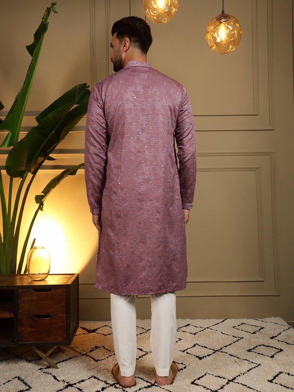 Men's Khadi Cotton Kurta Set
