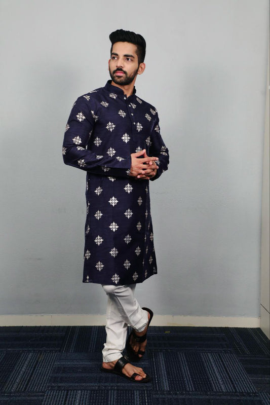 Men Pastel Series Kurta with Pants