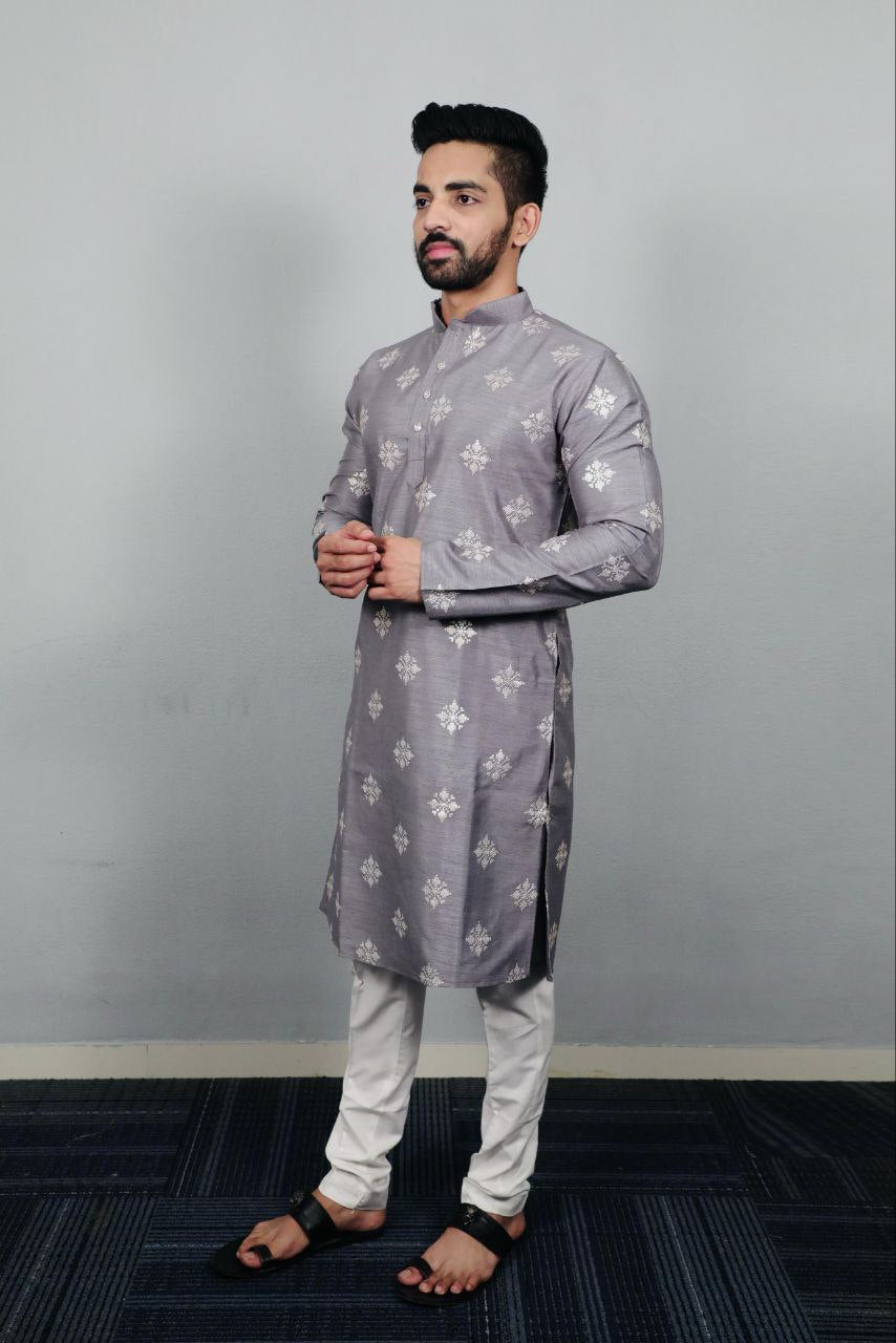 Men Pastel Series Kurta with Pants