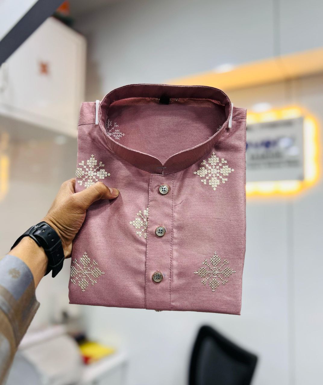 Men Pastel Series Kurta with Pants