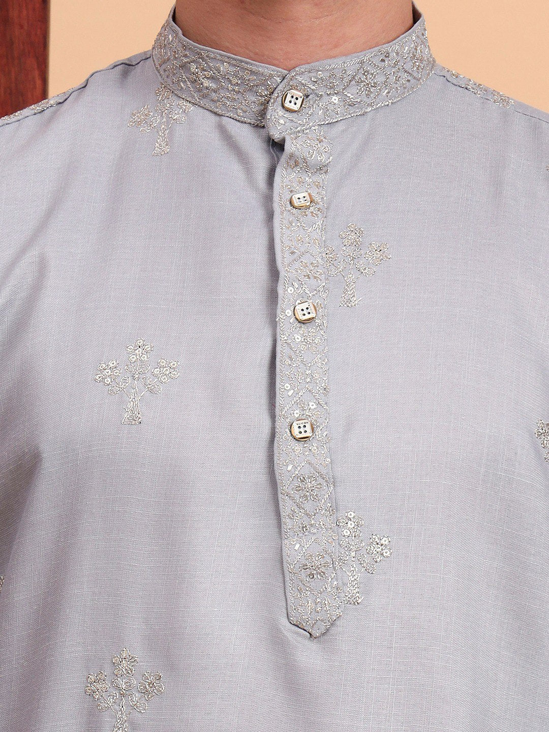 Men's Cotton Wedding & Festive Wear Kurta Set