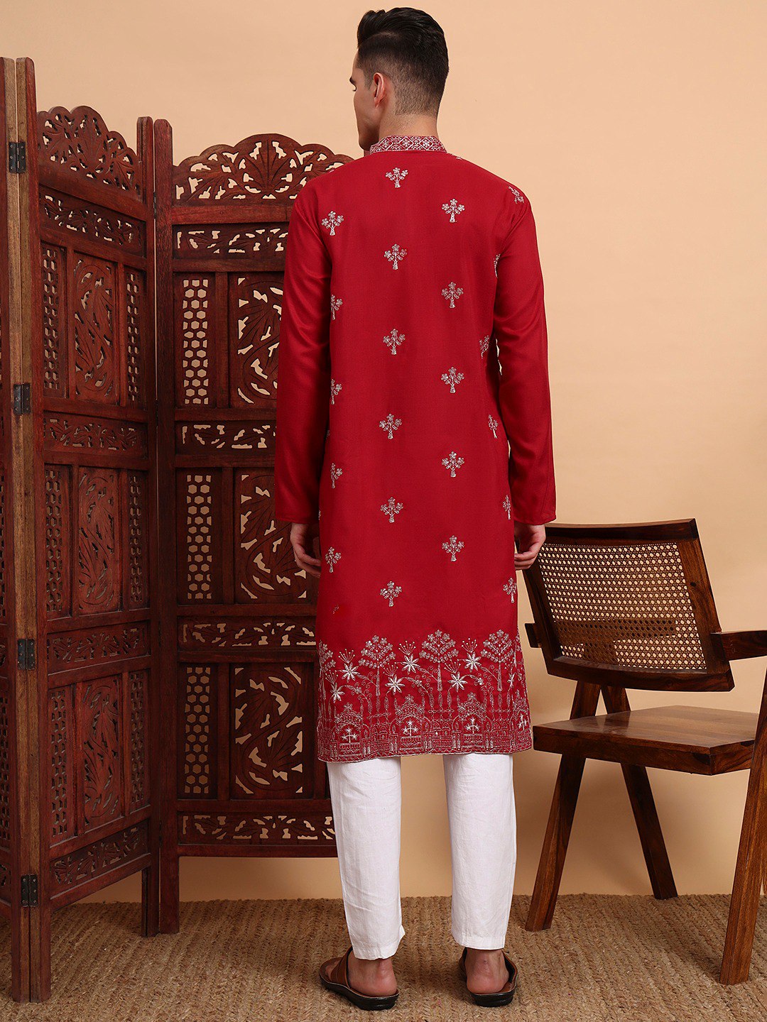 Men's Cotton Wedding & Festive Wear Kurta Set