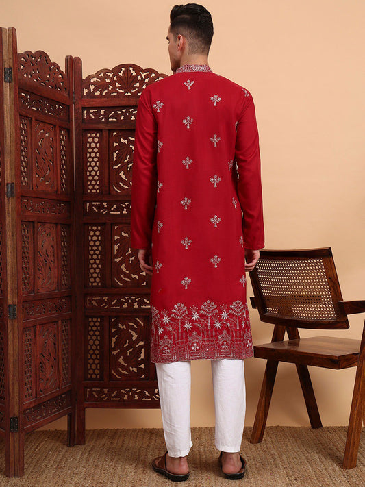 Men's Cotton Wedding & Festive Wear Kurta Set