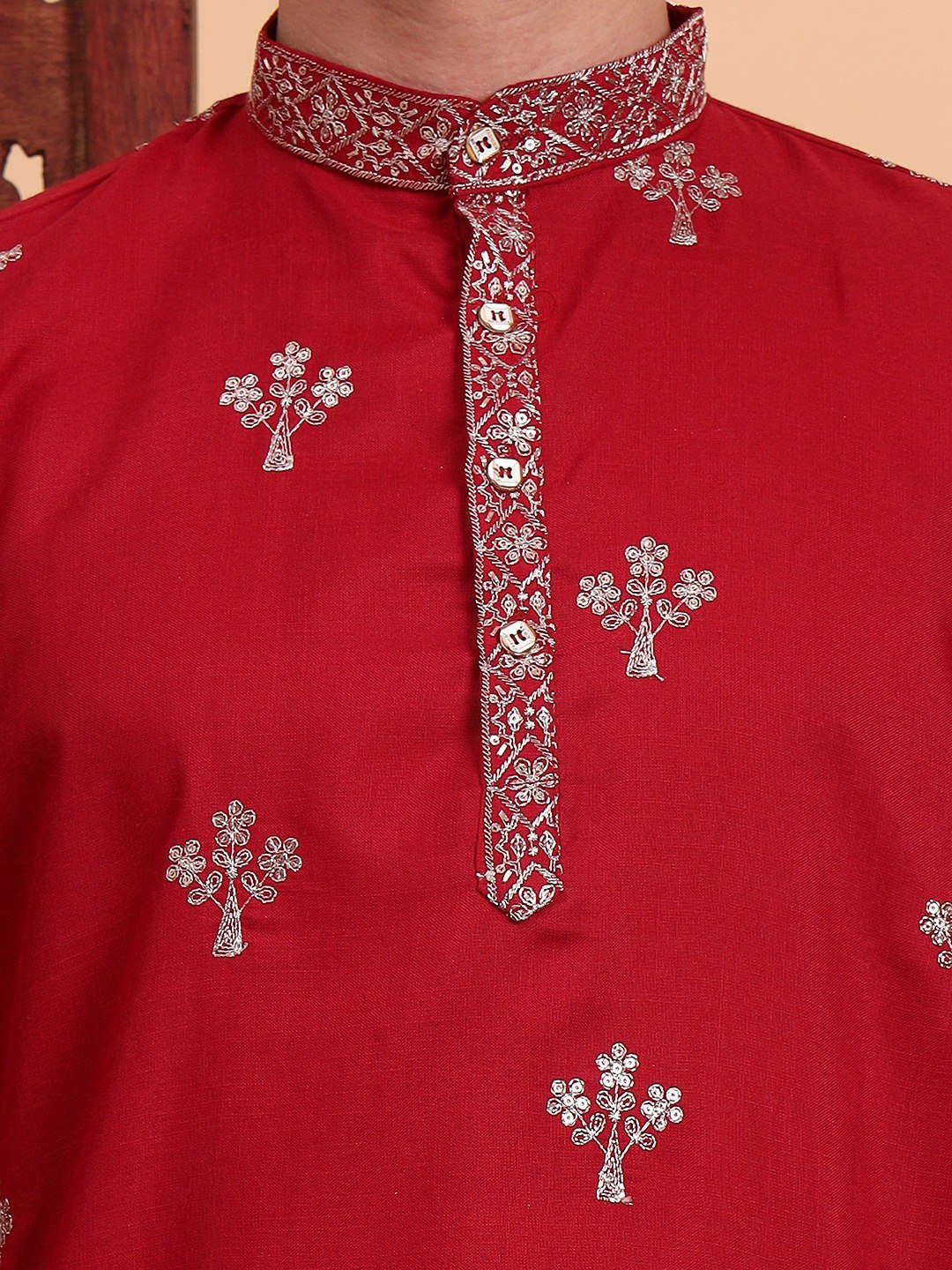 Men's Cotton Wedding & Festive Wear Kurta Set