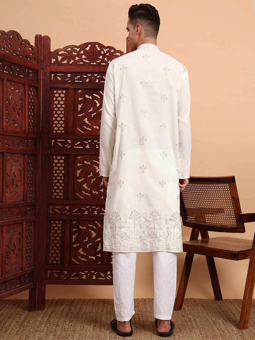 Men's Cotton Wedding & Festive Wear Kurta Set
